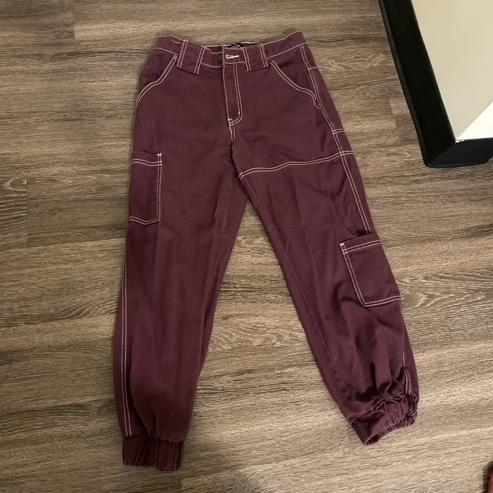 Urban Outfitters BDG carpenter style plum joggers.